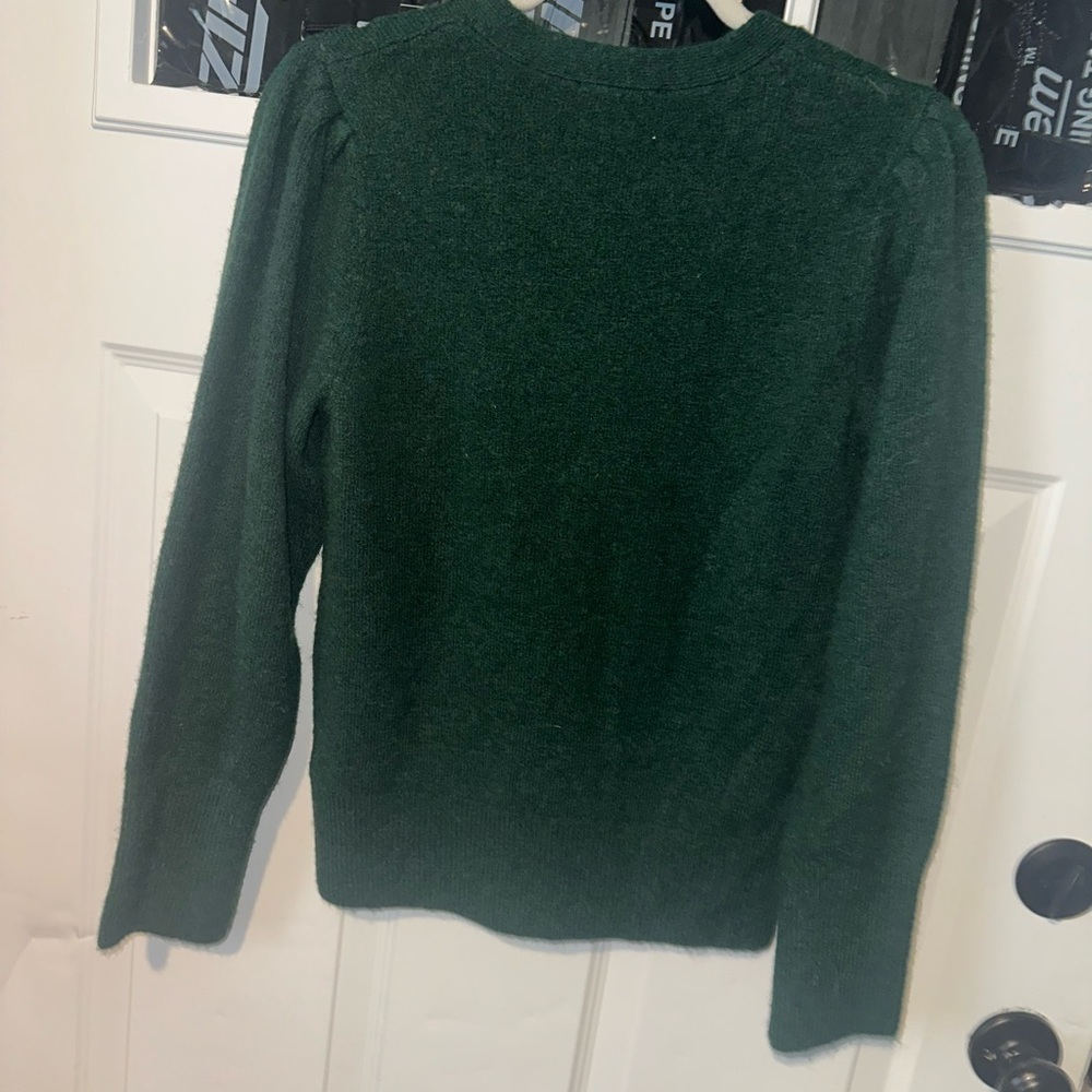 Monsoon Emerald Green V-Neck Sweater - Picture 5 of 7